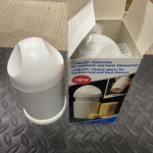 2 White Kasereibe Gormet 6" Grater Cheese Mill NEW White Kitchen Tool
